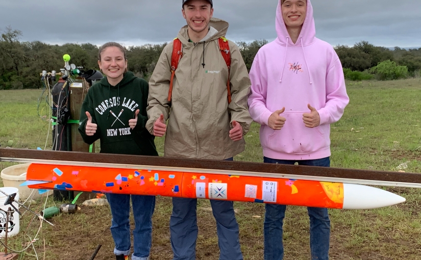 Rockets 2021 Central Texas/Stonewall  Soggy Saturday Evening Launch Report